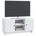  TV skap 102 x 34,5 x 50 cm Hvit Konstruert tre