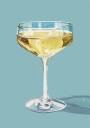 Sparkling Champagne Coupe Plakat / 40x50