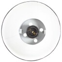 vidaXL Industriell vegglampe svart 45x25 cm E27