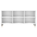  TV benk hvit 103,5x30x50 cm konstruert tre