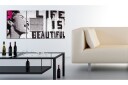 Bilde Lykkelig Motto 120x60 Artgeist sp. z o. o.