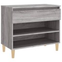 vidaXL Skoskap gr? sonoma 70x36x60 cm konstruert tre