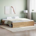 vidaXL Sengeramme sonoma eik 180x200 cm 8721012158382