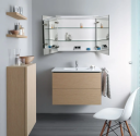 Bathlife Glänsa Speilskap 80x70x23 cm Hvit