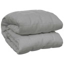 Vidaxl Vektdyne grå 220x260 cm 15 kg stoff
