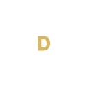 IX Studios Letter Øredobber 22 kt. DMB0352DGD - Dame - 925 sterling silver