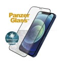 PanzerGlass iPhone 12 Mini AntiBakteriell Skjermbeskytter - Case Friendly - Svart Kant
