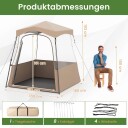 Northix telt Gjennomsiktig campingtelt slitesterkt vanntett enkelt å sette opp
