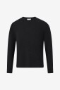 Calvin Klein Pullover LS 100% Merino Crew 14gg Svart