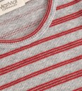 MarMar Kjole   Rib   Bomull/Modal   Diro   Cherry Stripe   MarMar   2 år (92)   Kjole Grå Rød