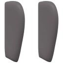  Hodegjerde Øre Dempet Grå 40 x 23 x 6 cm PVC