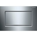 Geberit Sigma 10 Square Betjeningsplate, Krom/børstet Krom