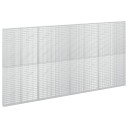 vidaXL Gabion med 5 mm tråd og 5x2,5 cm nett 400x10x200 cm