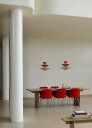 &Tradition Gio LN14 Taklampe Ø60 Vermilion Rød/Mørk Burgunder/Ecru White