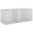 vidaXL Gabion med 3,5 mm wire og 5x2,5 cm nett 250x100x100 cm