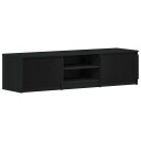 vidaXL TV-skap svart eik 140x40x36 cm konstruert tre