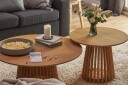 Peyra Sofabord 60 cm Rundt Eik - Natur