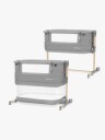 Kinderkraft Neste Grow Bedside Crib, Lysegrå