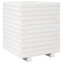  Plantekasse hvit 40x40x49,5 cm heltre furu