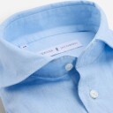 Ferner Jacobsen Regular Linen Shirt - Ligth Blue Blå XXL