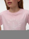 Vero Moda Girl Palma T Skjorte Regular Fit Pink A Boo Starfish (146/152)