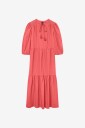 Vero Moda - Kjole vmPretty 3/4 Long Dress Wvn - Rød