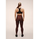 Casall Graphic High Waist Tights Dame Dark Brown 38
