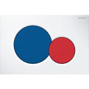 GEBERIT SIGMA01 betjeningsplate 246x164x13mm 2-spylt trykknappplate