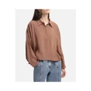 Margaux Lonnberg, Dame, Bluser & Skjorter, Brun, S,
