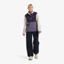 RevolutionRace Canyon Half zip Pile Fleece Dame Peyote/Nightshade Størrelse:XL   Dame > Overdeler > Fleece & midlayers