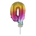 Tallballong Kakedekorasjon Regnbue   Tall 0