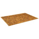 vidaXL Badematter Naturlig 105 x 160 cm Solid akasietre