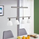 Lindby - Simeon Pendel White/Nickel