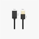 Ugreen USB 2.0 Forlengelseskabel 1m Svart