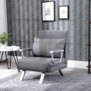 Cabriolet grå hvilesovesofa – Lin metallramme