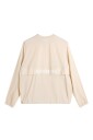 J. Lindeberg Waren Crewneck Windbreaker   Cream   M