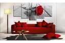 Bilde Rose On Wood 200x100 Artgeist sp. z o. o.