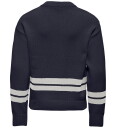 kids ONLY Night Sky Badge/Cloud Dancer Kogjanny Life L/S Varsity V Neck Knt 134 140