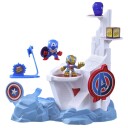 Marvel Stunt Squad Mini Lekesett Captain America Vs Thanos