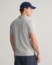 Piquéskjorte med kontrastdetaljer GREY MELANGE XXXL