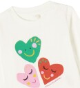 Stella McCartney Kids Genser   Off White m. Hjerter   Stella McCartney Kids   9 md   Genser   Hvit