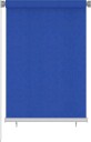 vidaXL Utendørs rullegardin 100x140 cm blå HDPE