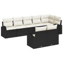 vidaXL Hagesofa Set 8 stk. 8-Antall seter polyrotting
