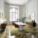 Viskoseteppe   Jodhpur Special Luxury Edition olivengrønn Størrelse: 200 x 200 cm firkantet form