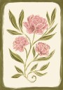 Peonies Plakat Plakat / 50x70cm