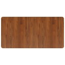 Vidaxl Benkeplate til bad mørkebrun 100x50x1,5 cm behandlet heltre 343025