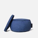 Wing Ottoman Blue Jazz Blå