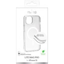 Puro Lite Mag Pro Gjennomsiktig Magsafe Deksel til iPhone 15