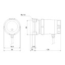 Grundfos Comfort 15-14 B TA Sirkulasjonspumpe Forbruksvann 80 mm