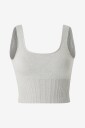 Aim'n   Bh topp Ribbed Seamless Shaping Bralette   Grå